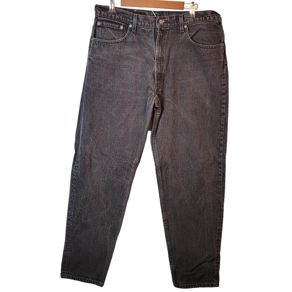 Levi's Other - Levi's 550 Vintage 90's Dark Wash Honeycomb Whiskered Denim Jeans Men's 38x32